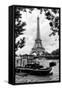 Paris sur Seine Collection - Eiffel Boat VI-Philippe Hugonnard-Framed Stretched Canvas