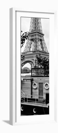 Paris sur Seine Collection - Eiffel Boat X-Philippe Hugonnard-Framed Photographic Print