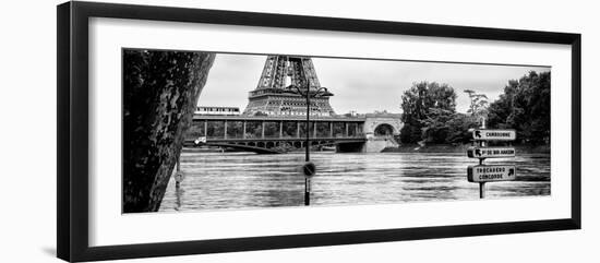 Paris sur Seine Collection - Eiffel Bridge II-Philippe Hugonnard-Framed Photographic Print