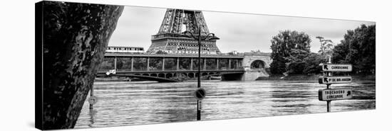 Paris sur Seine Collection - Eiffel Bridge II-Philippe Hugonnard-Stretched Canvas