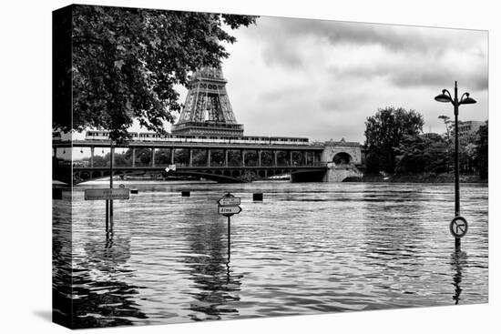 Paris sur Seine Collection - Eiffel Bridge V-Philippe Hugonnard-Stretched Canvas