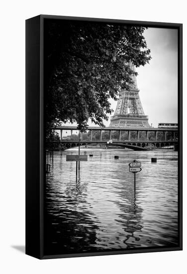 Paris sur Seine Collection - Eiffel Bridge VIII-Philippe Hugonnard-Framed Stretched Canvas