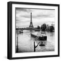 Paris sur Seine Collection - Floating Barge II-Philippe Hugonnard-Framed Photographic Print