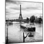 Paris sur Seine Collection - Floating Barge II-Philippe Hugonnard-Mounted Photographic Print