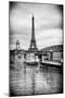 Paris sur Seine Collection - Floating Barge III-Philippe Hugonnard-Mounted Photographic Print