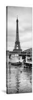 Paris sur Seine Collection - Floating Barge IV-Philippe Hugonnard-Stretched Canvas