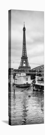 Paris sur Seine Collection - Floating Barge IV-Philippe Hugonnard-Stretched Canvas