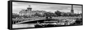 Paris sur Seine Collection - Instant in Paris II-Philippe Hugonnard-Framed Stretched Canvas