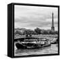 Paris sur Seine Collection - Instant in Paris III-Philippe Hugonnard-Framed Stretched Canvas