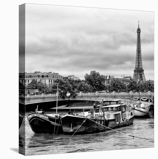 Paris sur Seine Collection - Instant in Paris III-Philippe Hugonnard-Stretched Canvas