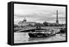 Paris sur Seine Collection - Instant in Paris-Philippe Hugonnard-Framed Stretched Canvas