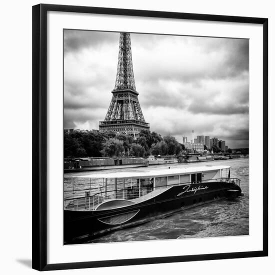 Paris sur Seine Collection - Josephine Cruise I-Philippe Hugonnard-Framed Photographic Print