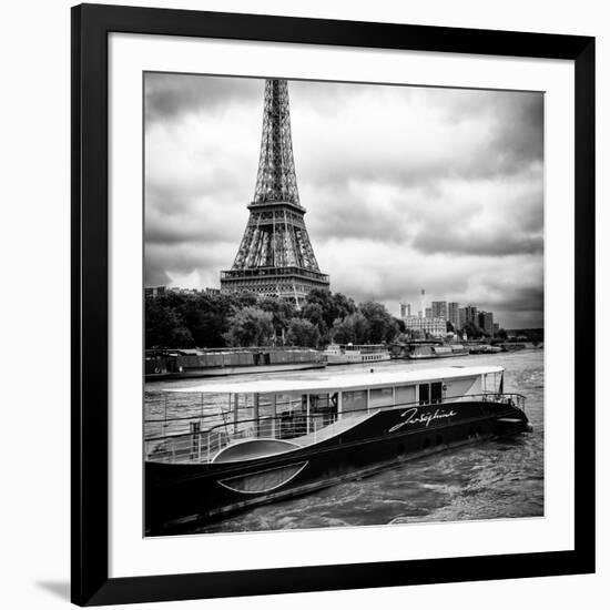 Paris sur Seine Collection - Josephine Cruise I-Philippe Hugonnard-Framed Photographic Print