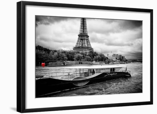 Paris sur Seine Collection - Josephine Cruise IV-Philippe Hugonnard-Framed Photographic Print