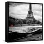 Paris sur Seine Collection - Josephine Cruise IX-Philippe Hugonnard-Framed Stretched Canvas