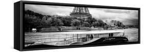 Paris sur Seine Collection - Josephine Cruise V-Philippe Hugonnard-Framed Stretched Canvas