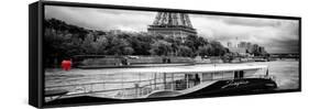 Paris sur Seine Collection - Josephine Cruise VI-Philippe Hugonnard-Framed Stretched Canvas