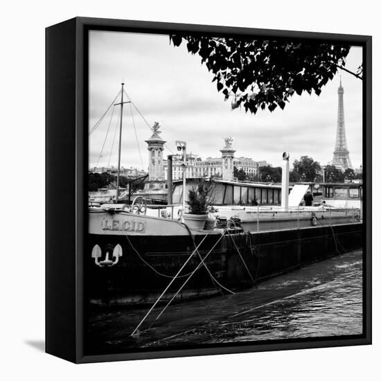 Paris sur Seine Collection - Le Cid Paris II-Philippe Hugonnard-Framed Stretched Canvas