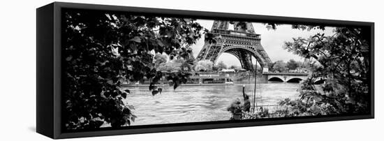 Paris sur Seine Collection - Liberty Tower V-Philippe Hugonnard-Framed Stretched Canvas