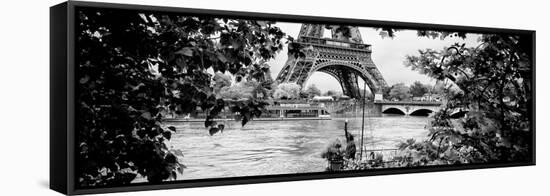 Paris sur Seine Collection - Liberty Tower V-Philippe Hugonnard-Framed Stretched Canvas