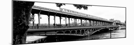 Paris sur Seine Collection - Metro Bridge III-Philippe Hugonnard-Mounted Photographic Print