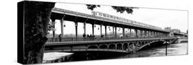 Paris sur Seine Collection - Metro Bridge III-Philippe Hugonnard-Stretched Canvas