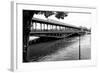 Paris sur Seine Collection - Metro Bridge-Philippe Hugonnard-Framed Photographic Print