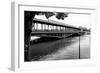 Paris sur Seine Collection - Metro Bridge-Philippe Hugonnard-Framed Photographic Print