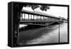 Paris sur Seine Collection - Metro Bridge-Philippe Hugonnard-Framed Stretched Canvas