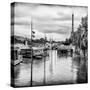 Paris sur Seine Collection - Morning on the Seine II-Philippe Hugonnard-Stretched Canvas