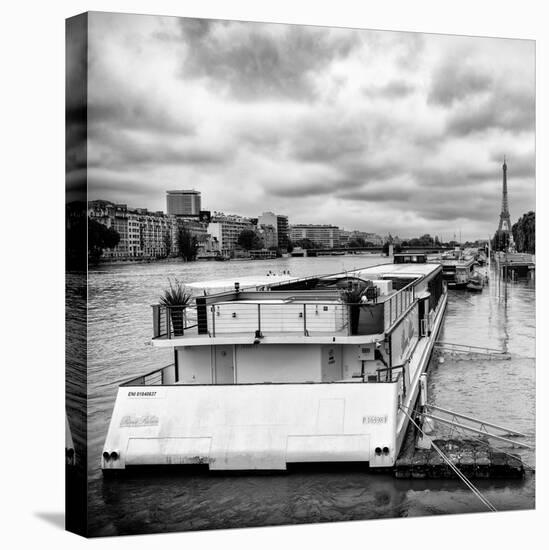 Paris sur Seine Collection - Morning on the Seine IV-Philippe Hugonnard-Stretched Canvas
