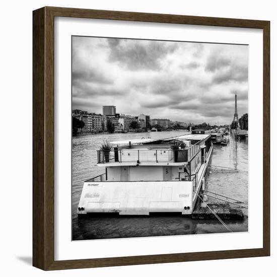 Paris sur Seine Collection - Morning on the Seine IV-Philippe Hugonnard-Framed Photographic Print