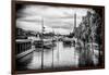 Paris sur Seine Collection - Morning on the Seine-Philippe Hugonnard-Framed Photographic Print