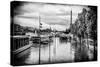 Paris sur Seine Collection - Morning on the Seine-Philippe Hugonnard-Stretched Canvas