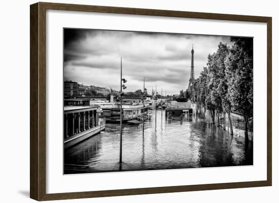 Paris sur Seine Collection - Morning on the Seine-Philippe Hugonnard-Framed Photographic Print