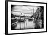 Paris sur Seine Collection - Morning on the Seine-Philippe Hugonnard-Framed Photographic Print