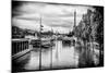 Paris sur Seine Collection - Morning on the Seine-Philippe Hugonnard-Mounted Photographic Print