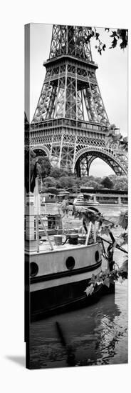 Paris sur Seine Collection - Paris Boat III-Philippe Hugonnard-Stretched Canvas