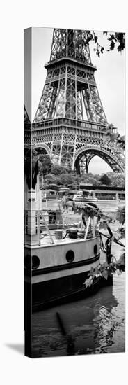 Paris sur Seine Collection - Paris Boat III-Philippe Hugonnard-Stretched Canvas