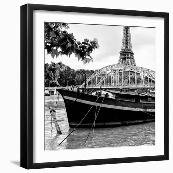 Paris sur Seine Collection - Paris Bridge II-Philippe Hugonnard-Framed Photographic Print