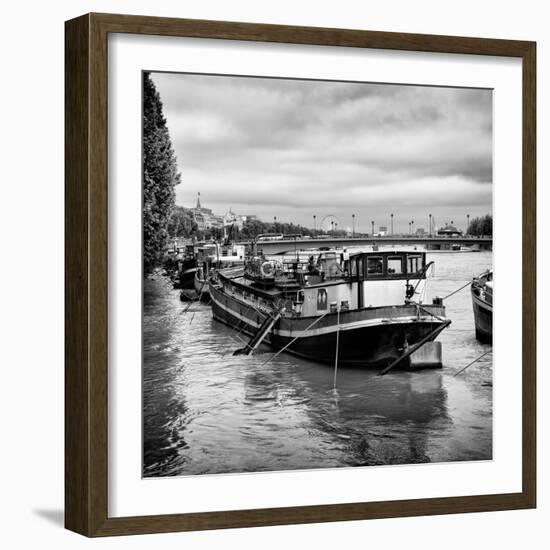 Paris sur Seine Collection - Paris Harbour II-Philippe Hugonnard-Framed Photographic Print