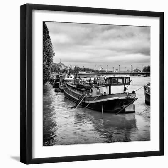 Paris sur Seine Collection - Paris Harbour II-Philippe Hugonnard-Framed Photographic Print