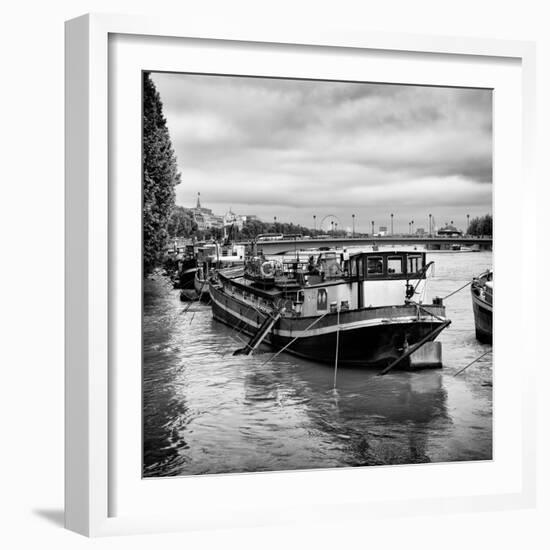 Paris sur Seine Collection - Paris Harbour II-Philippe Hugonnard-Framed Photographic Print