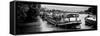 Paris sur Seine Collection - Paris Harbour III-Philippe Hugonnard-Framed Stretched Canvas