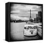 Paris sur Seine Collection - Paris Montmartre-Philippe Hugonnard-Framed Stretched Canvas