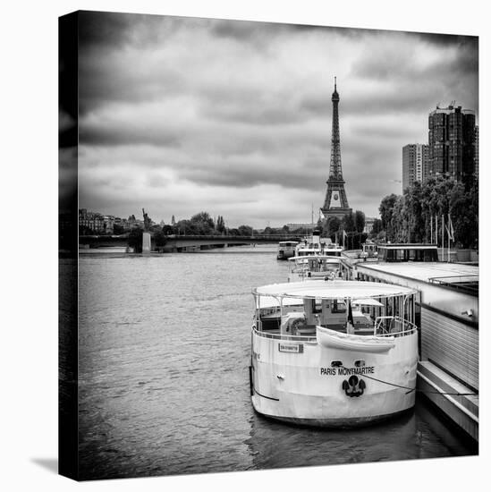 Paris sur Seine Collection - Paris Montmartre-Philippe Hugonnard-Stretched Canvas