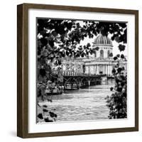 Paris sur Seine Collection - Pont des Arts and French Academy II-Philippe Hugonnard-Framed Photographic Print