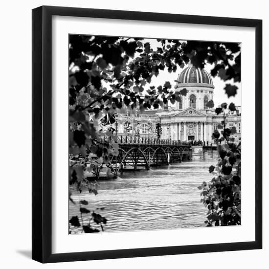 Paris sur Seine Collection - Pont des Arts and French Academy II-Philippe Hugonnard-Framed Photographic Print