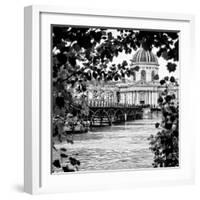 Paris sur Seine Collection - Pont des Arts and French Academy II-Philippe Hugonnard-Framed Photographic Print