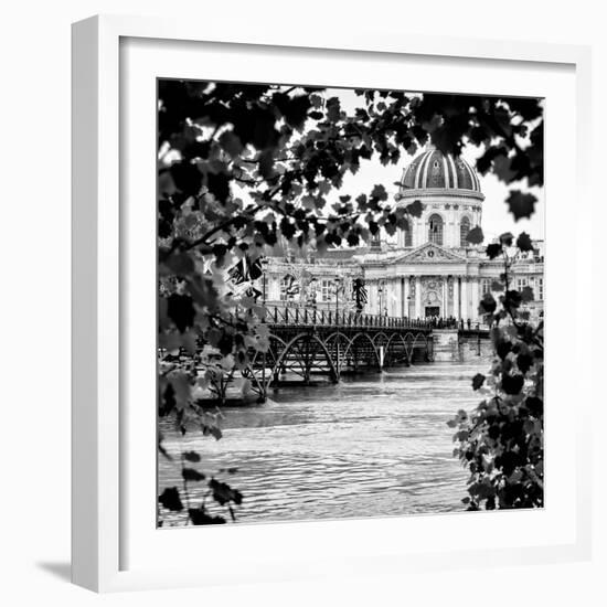 Paris sur Seine Collection - Pont des Arts and French Academy II-Philippe Hugonnard-Framed Photographic Print